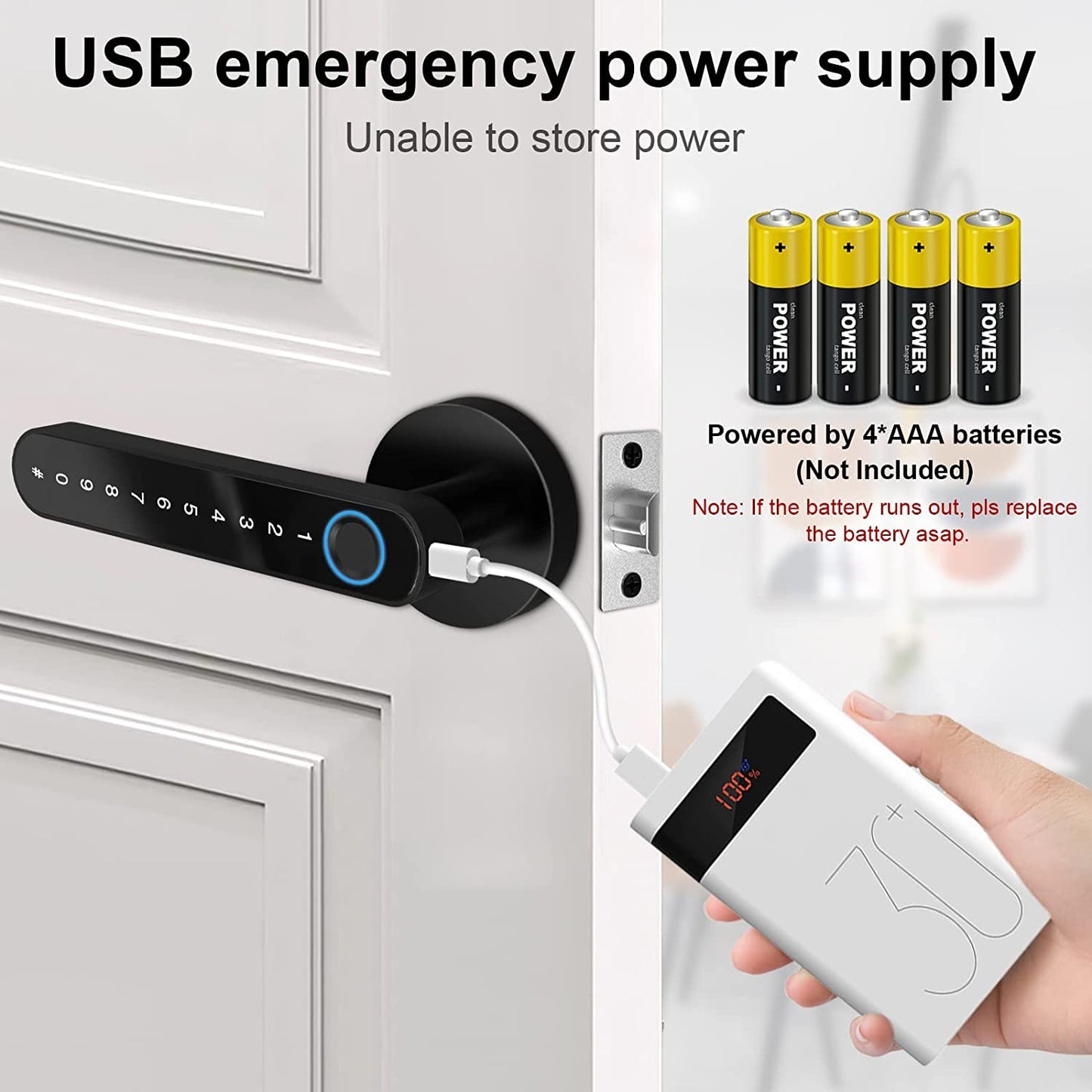 KeylessEntryPro™ – Revolutionary Fingerprint Door Lock